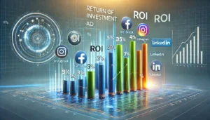 A chart showing ROI from social media ad campaigns"

